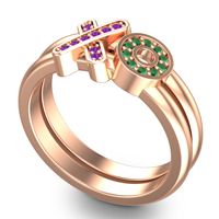 Simple Pave Rihati Ring