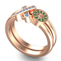 Simple Pave Rihati Ring