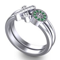Simple Pave Rihati Ring