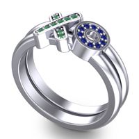 Simple Pave Rihati Ring