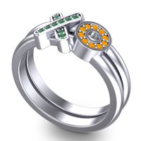 Simple Pave Rihati Ring