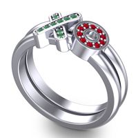 Simple Pave Rihati Ring