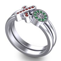 Simple Pave Rihati Ring