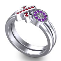 Simple Pave Rihati Ring