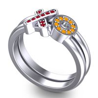 Simple Pave Rihati Ring