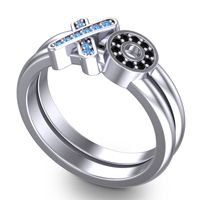 Simple Pave Rihati Ring