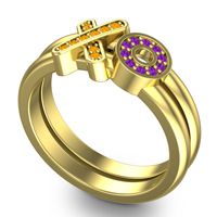 Simple Pave Rihati Ring