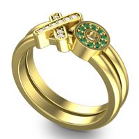 Simple Pave Rihati Ring
