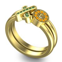 Simple Pave Rihati Ring