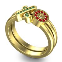 Simple Pave Rihati Ring