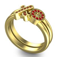 Simple Pave Rihati Ring