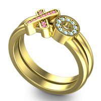 Simple Pave Rihati Ring