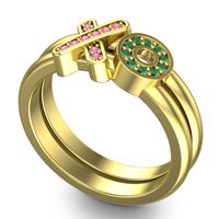 Simple Pave Rihati Ring