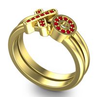 Simple Pave Rihati Ring