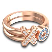 Simple Pave Rihati Ring