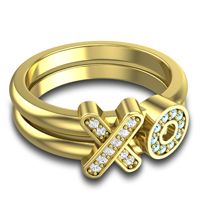 Simple Pave Rihati Ring