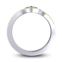 Statement Floral Pave Artava Ring