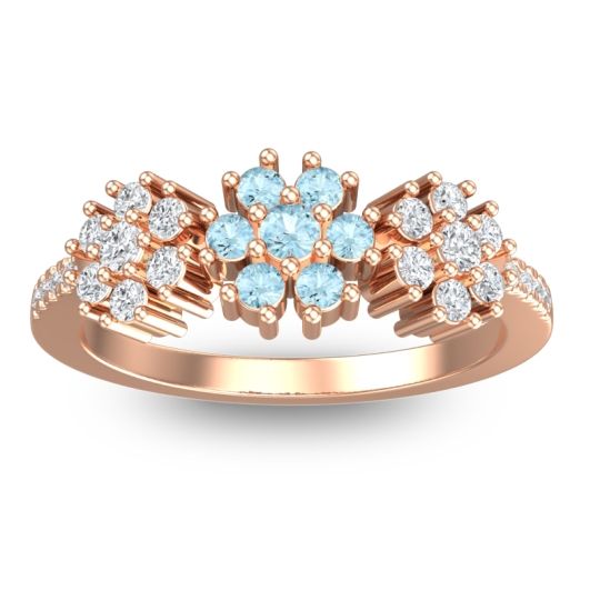 Statement Floral Pave Makaranda Ring