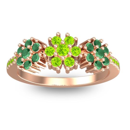 Statement Floral Pave Makaranda Ring