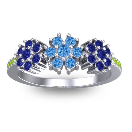 Statement Floral Pave Makaranda Ring