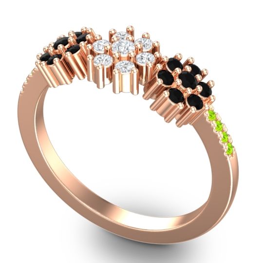 Statement Floral Pave Makaranda Ring