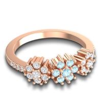 Statement Floral Pave Makaranda Ring