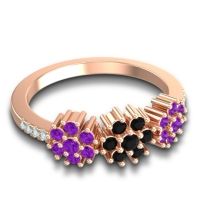 Statement Floral Pave Makaranda Ring