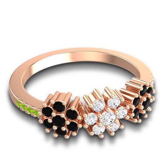 Statement Floral Pave Makaranda Ring