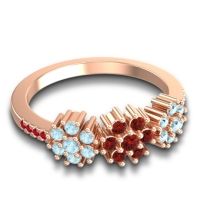 Statement Floral Pave Makaranda Ring