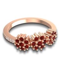 Statement Floral Pave Makaranda Ring