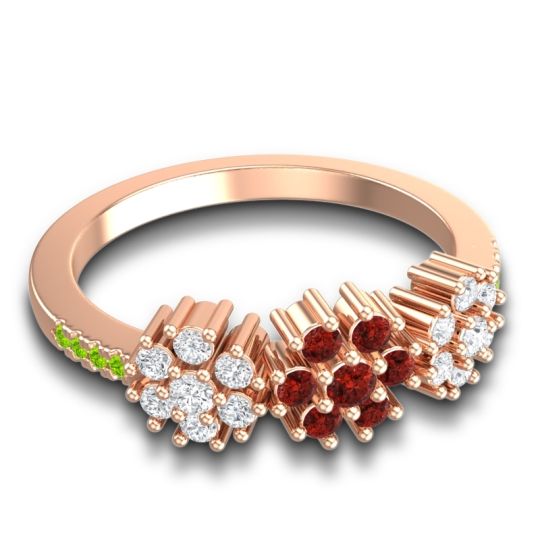 Statement Floral Pave Makaranda Ring
