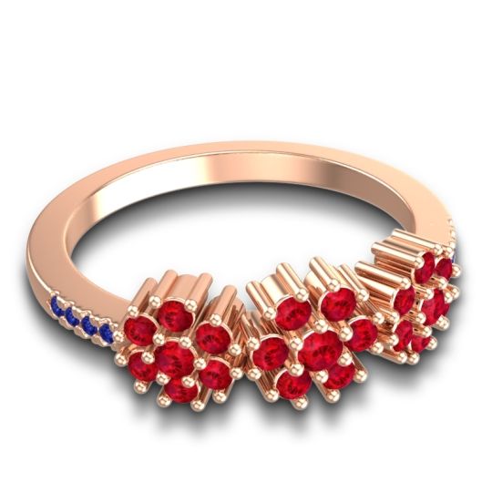 Statement Floral Pave Makaranda Ring