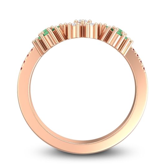 Statement Floral Pave Makaranda Ring