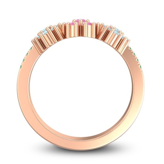 Statement Floral Pave Makaranda Ring