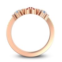 Statement Floral Pave Makaranda Ring