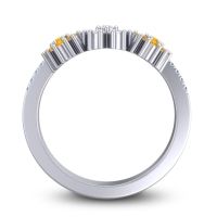 Statement Floral Pave Makaranda Ring