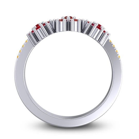 Statement Floral Pave Makaranda Ring