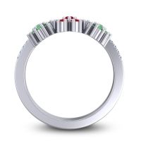 Statement Floral Pave Makaranda Ring