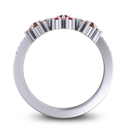 Statement Floral Pave Makaranda Ring