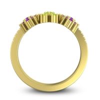 Statement Floral Pave Makaranda Ring