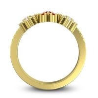 Statement Floral Pave Makaranda Ring