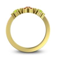 Statement Floral Pave Makaranda Ring