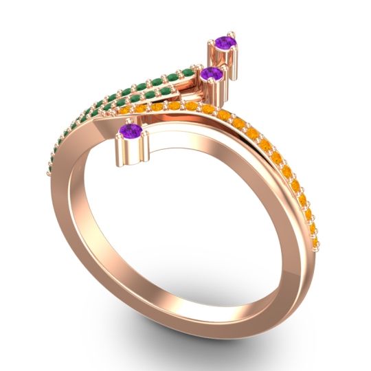 Petite Pave Vaktra Ring