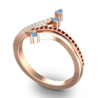 Petite Pave Vaktra Ring