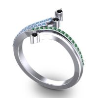 Petite Pave Vaktra Ring