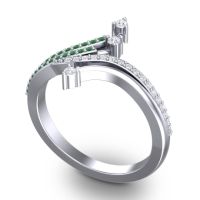 Petite Pave Vaktra Ring