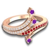 Petite Pave Vaktra Ring