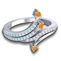 Petite Pave Vaktra Ring