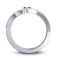 Petite Pave Vaktra Ring