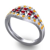 Statement Pave Vera Ring